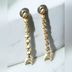 Stella & Dot Golden Drop Earrings